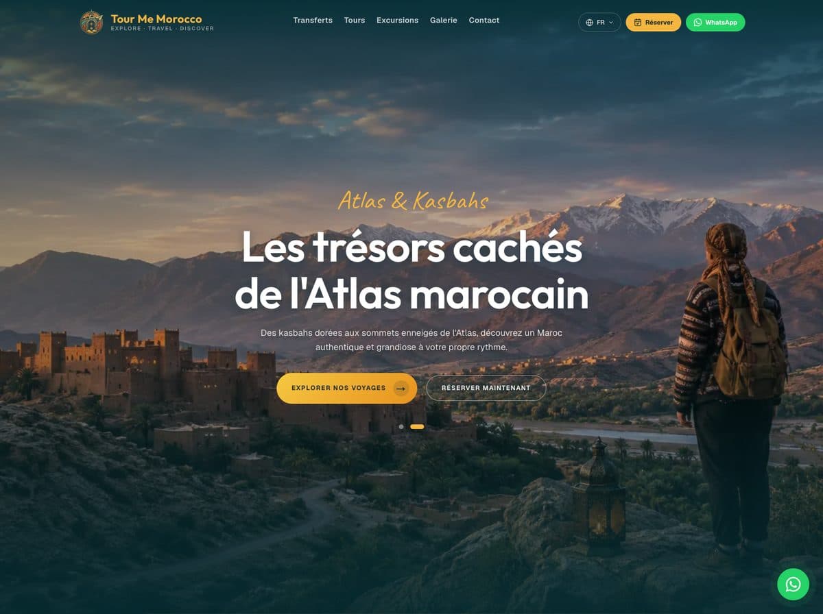 Tour Me Morocco website